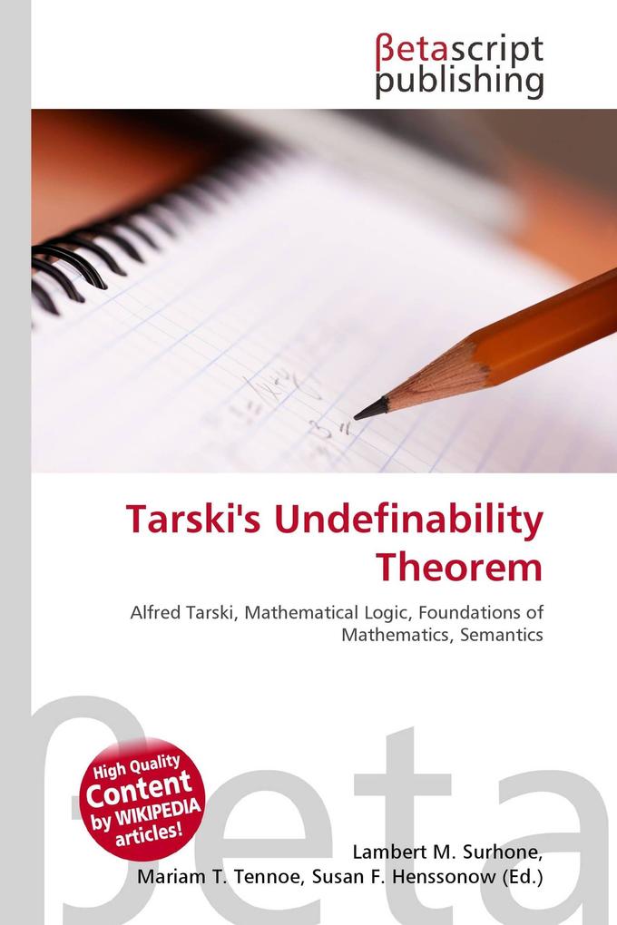 Tarski's Undefinability Theorem