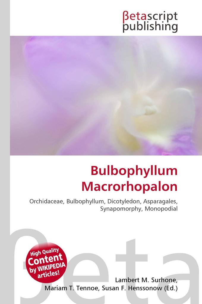 Bulbophyllum Macrorhopalon