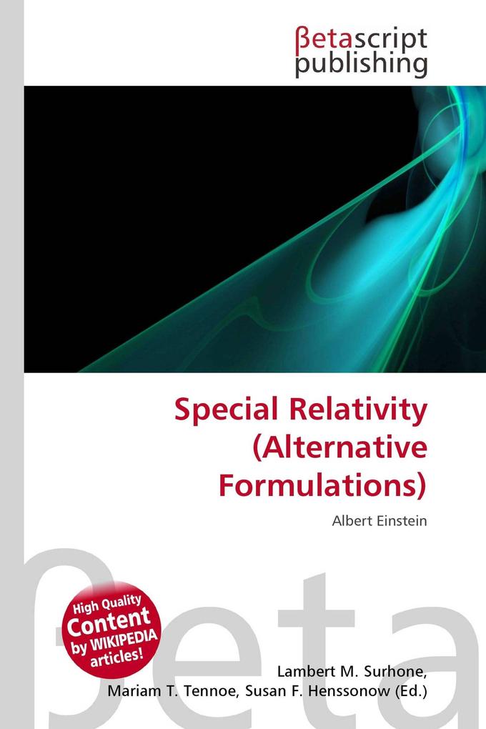 Special Relativity (Alternative Formulations)
