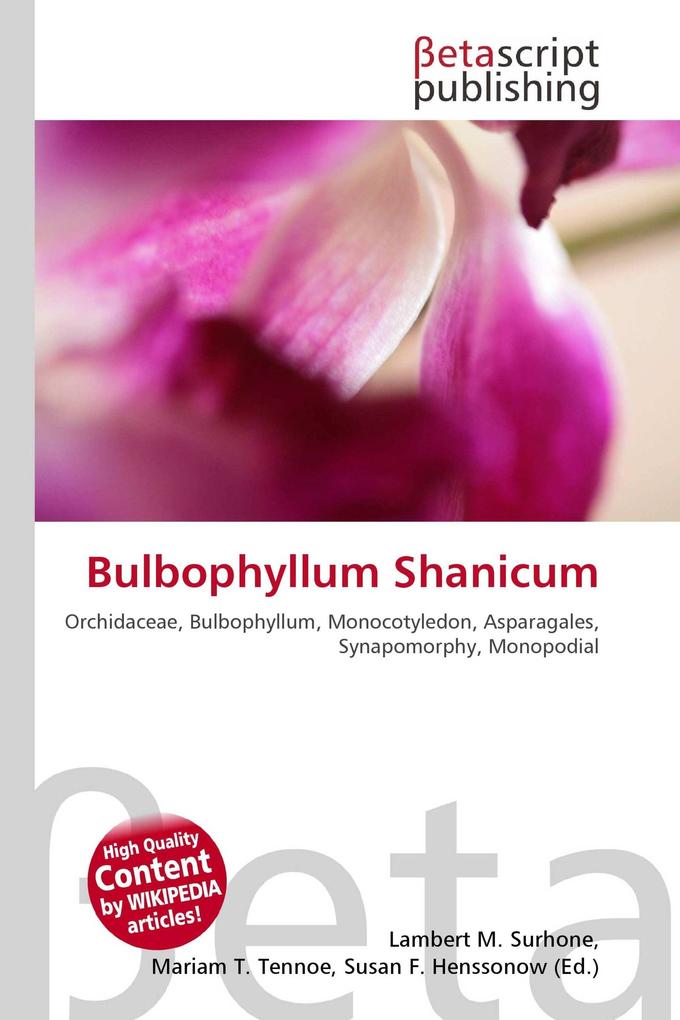 Bulbophyllum Shanicum