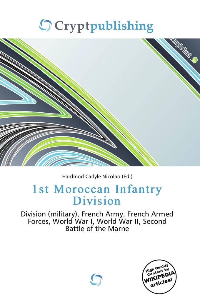 1st Moroccan Infantry Division