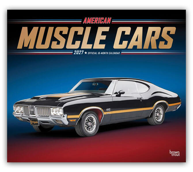 American Muscle Cars - Amerikanische Muskel-Autos 2027 - 16-Monatskalender im Deluxe-Format