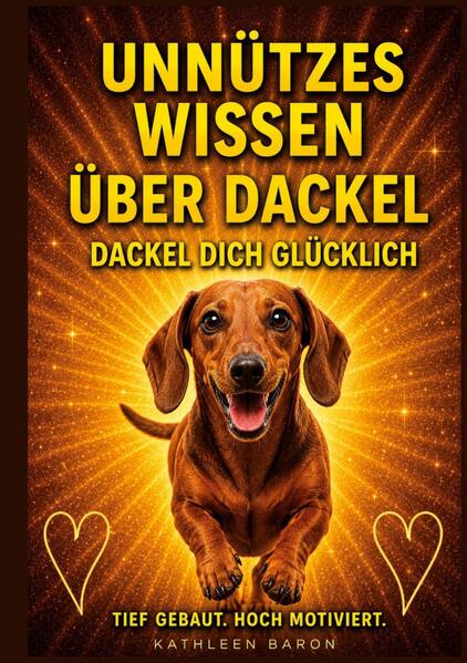 Buch Unnützes Wissen über Dackel Dackel Dich Glücklich! Alle Fakten Fun Facts & Wahrheiten über Dackel Welpen Erstausstattung