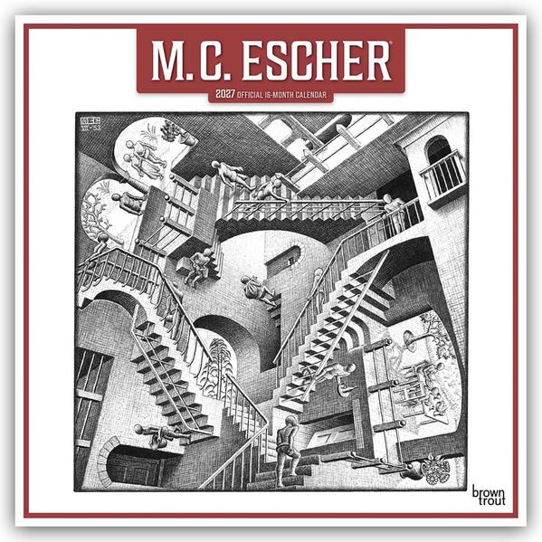 M. C. Escher 2027 - 16-Monatskalender