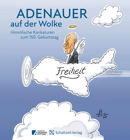 Adenauer auf der Wolke