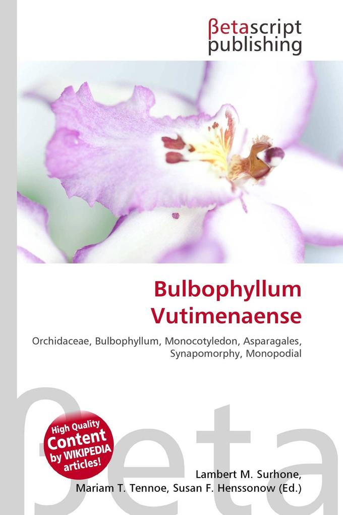 Bulbophyllum Vutimenaense