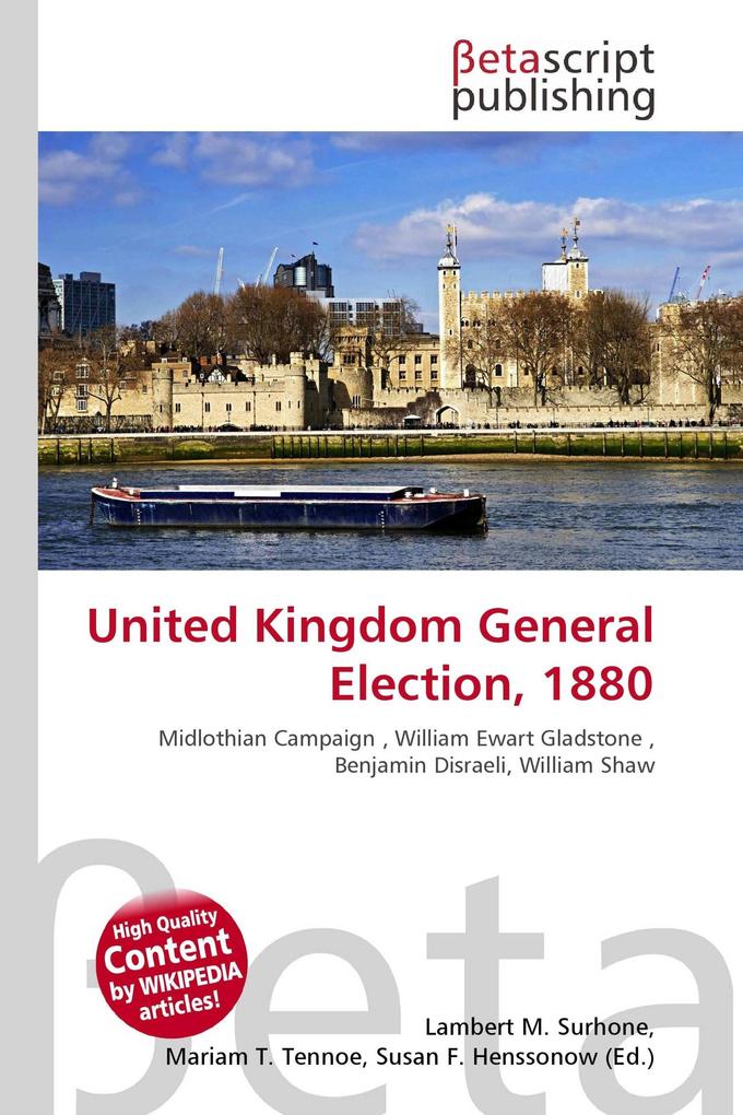 United Kingdom General Election 1880