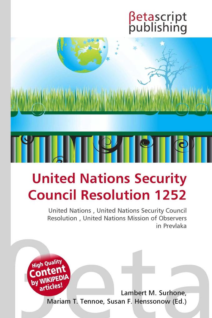 United Nations Security Council Resolution 1252