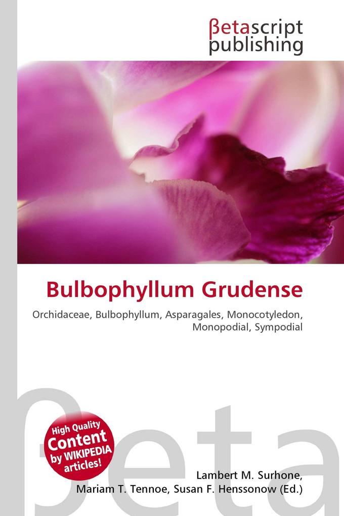Bulbophyllum Grudense