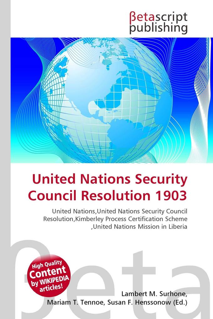 United Nations Security Council Resolution 1903