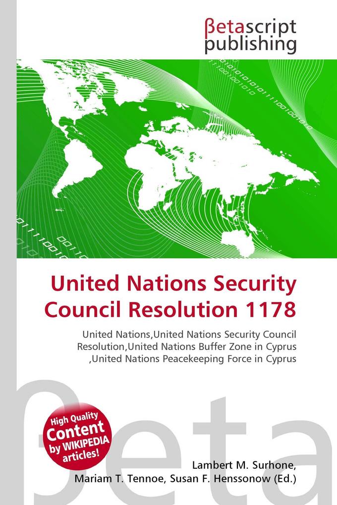 United Nations Security Council Resolution 1178