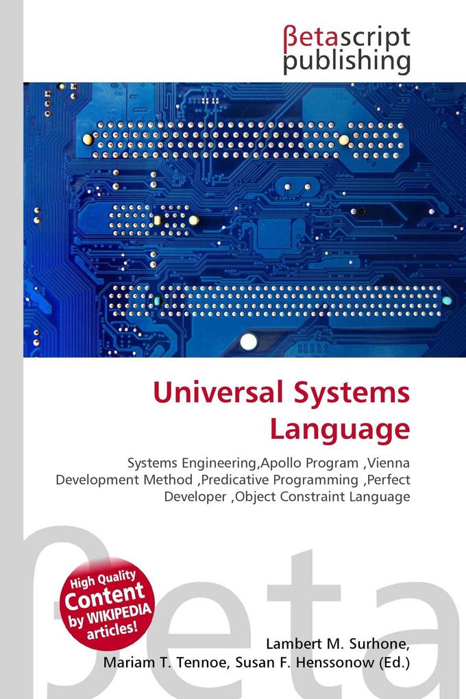 Universal Systems Language