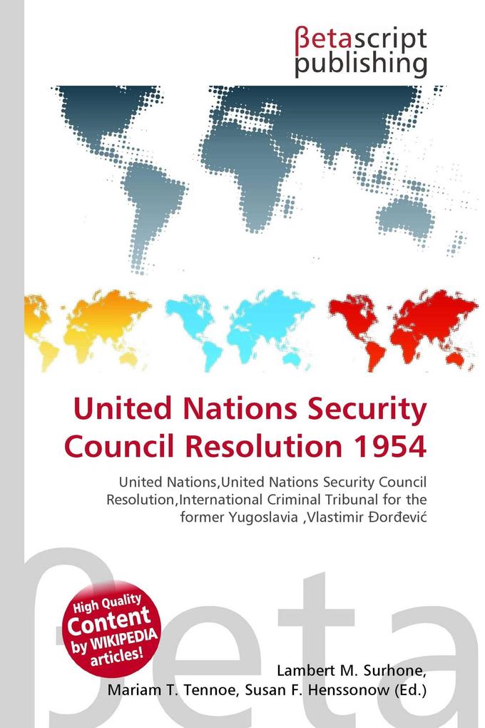 United Nations Security Council Resolution 1954