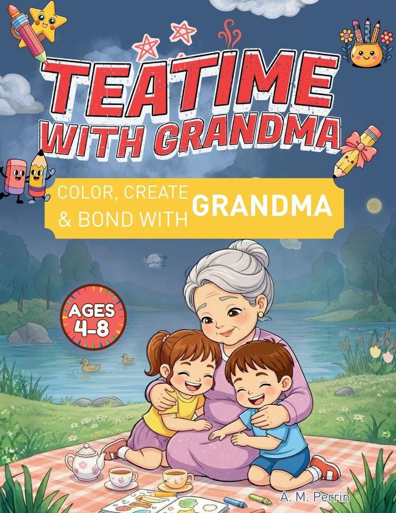 Teatime Coloring Book for Kids Ages 4-8