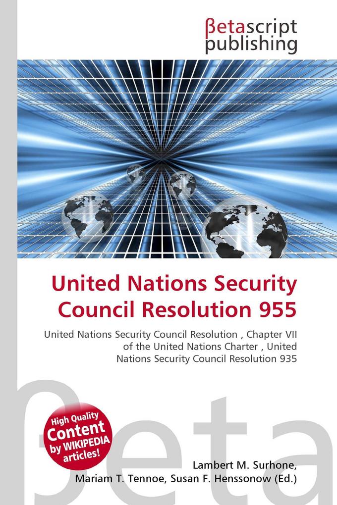 United Nations Security Council Resolution 955