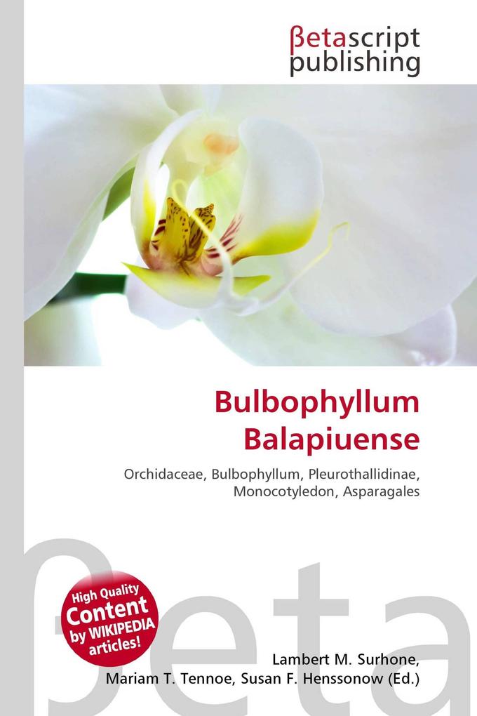 Bulbophyllum Balapiuense