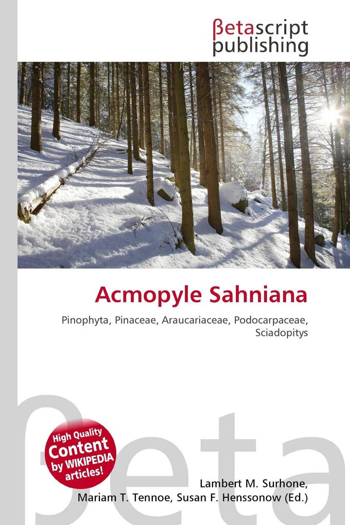 Acmopyle Sahniana