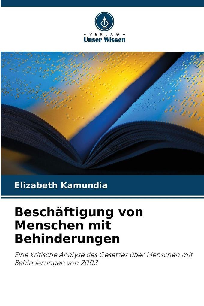 Beschäftigung von Menschen mit Behinderungen