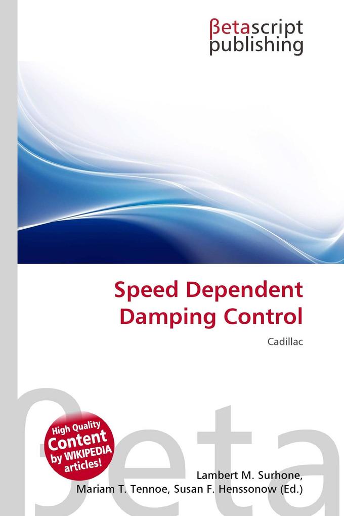 Speed Dependent Damping Control