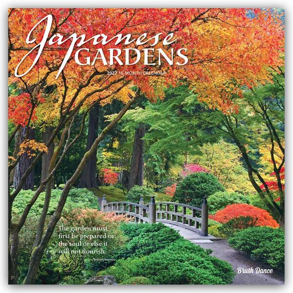 Japanese Gardens - Japanische Gärten 2027 - 16-Monatskalender