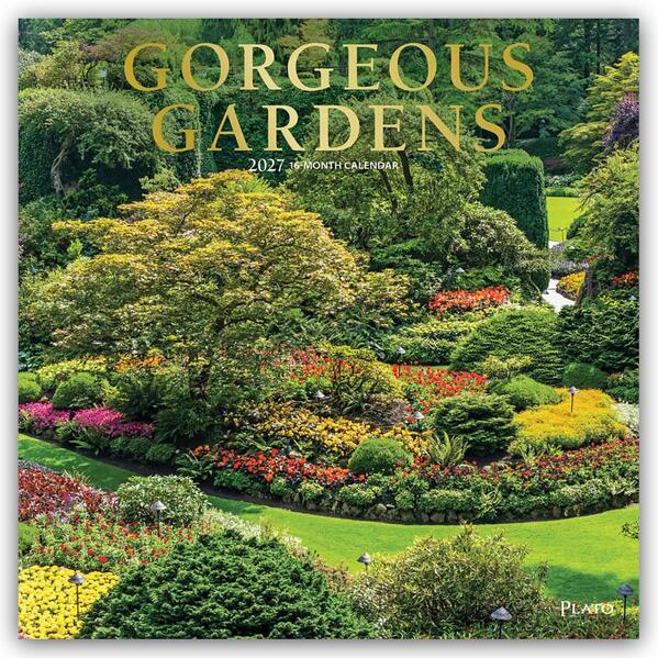 Gorgeous Gardens - Wunderschöne Gärten 2027 - 16-Monatskalender