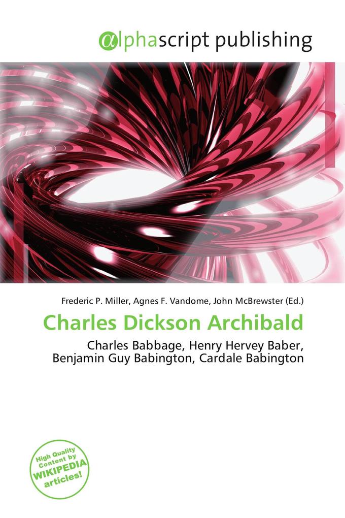 Charles Dickson Archibald