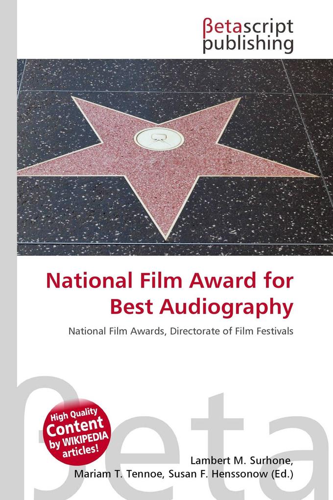 National Film Award for Best Audiography