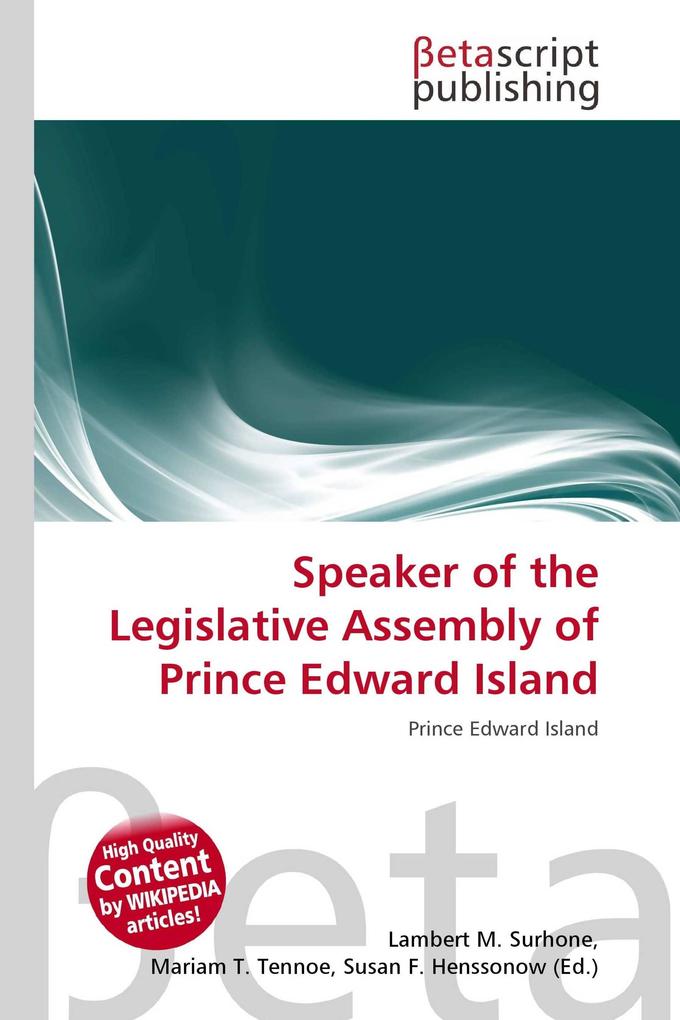 Speaker of the Legislative Assembly of Prince Edward Island