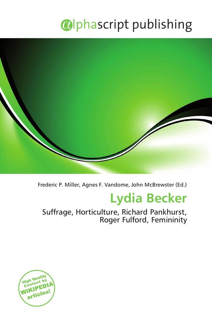Lydia Becker