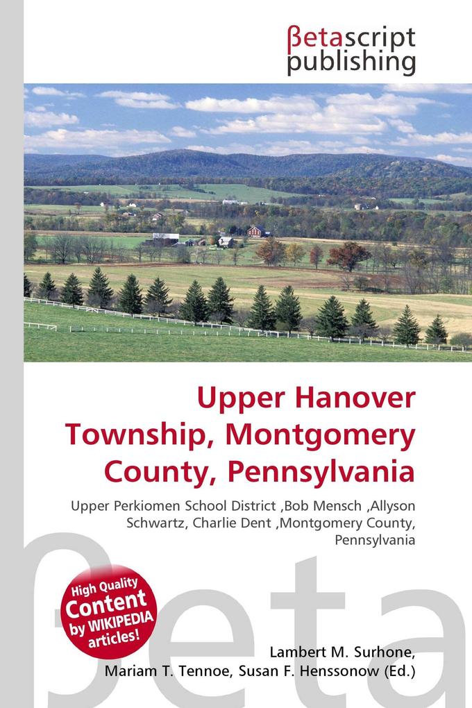 Upper Hanover Township Montgomery County Pennsylvania