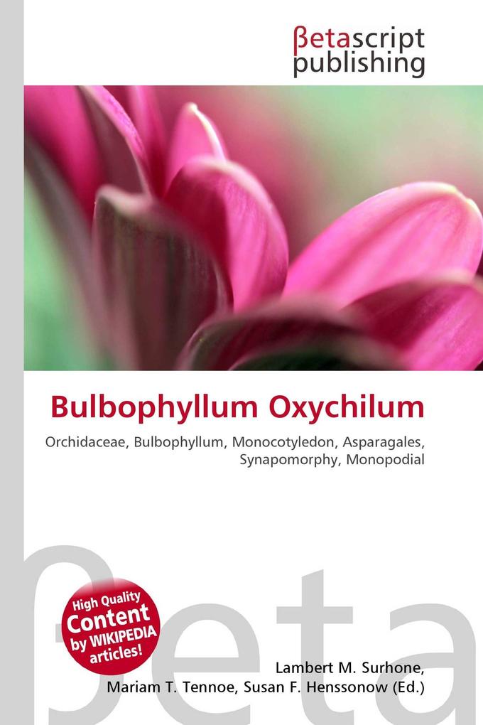 Bulbophyllum Oxychilum