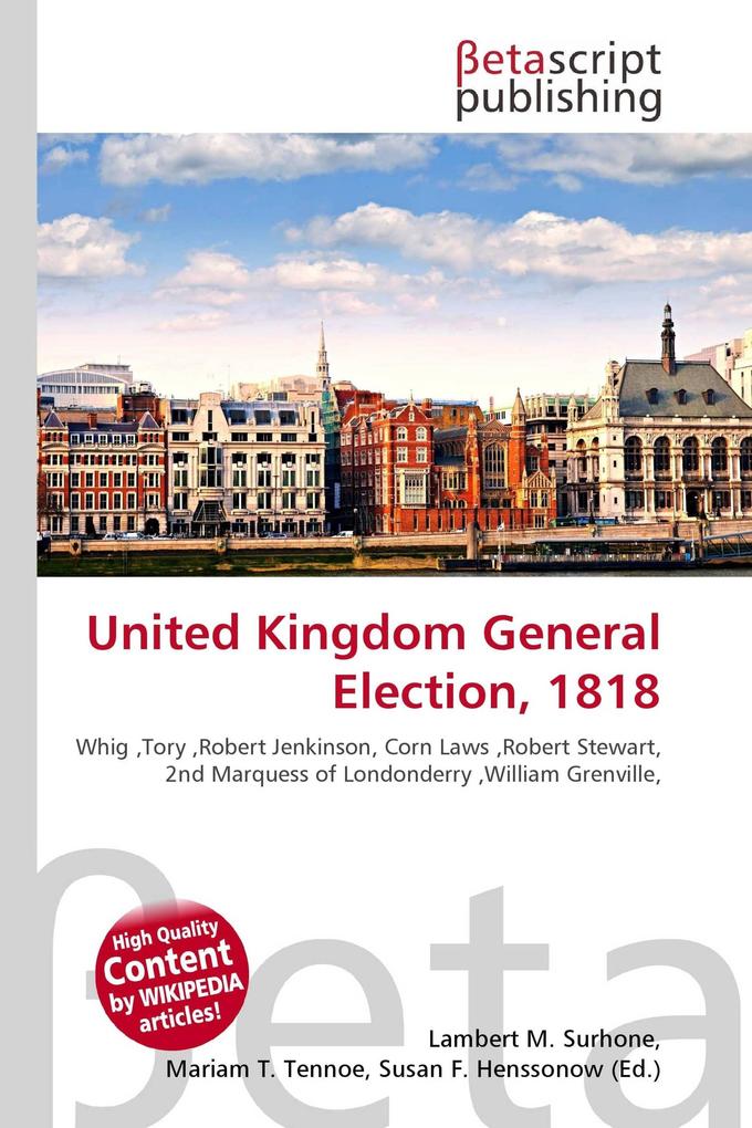 United Kingdom General Election 1818