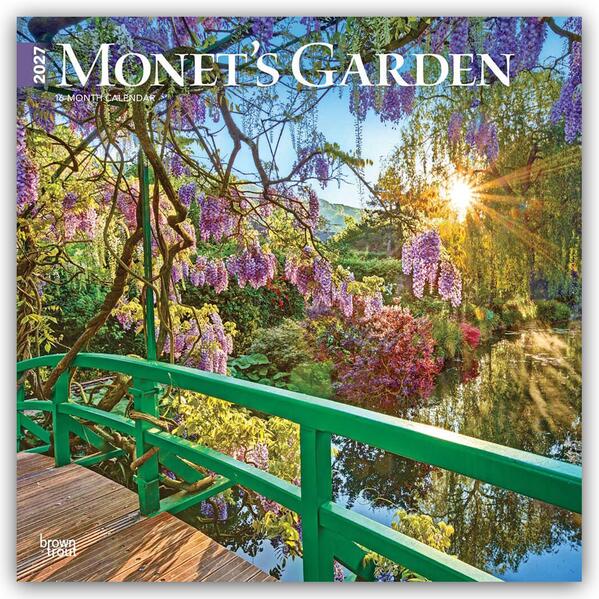 Monet's Garden - Monets Garten 2027 - 16-Monatskalender