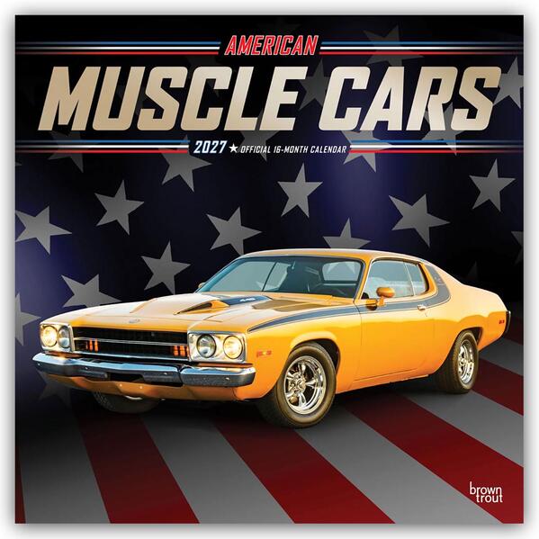American Muscle Cars - Muskel-Autos 2027 - 16-Monatskalender