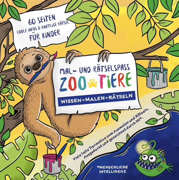 Mal- und Rätselspaß Zoo-Tiere