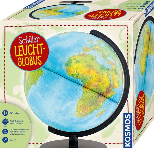 Schüler-Leucht-Globus (Selbstmontage)
