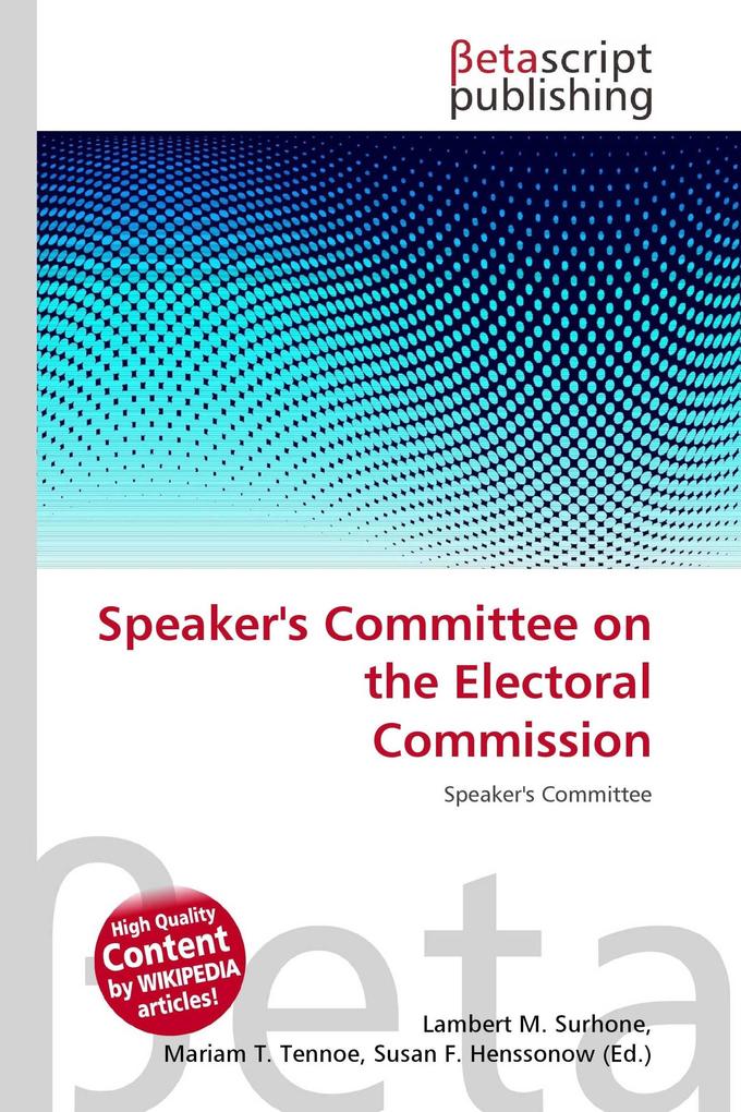 Speaker's Committee on the Electoral Commission
