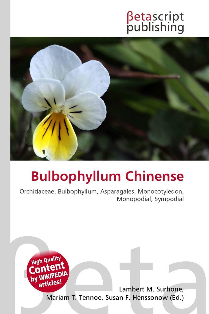 Bulbophyllum Chinense