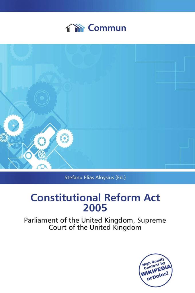 Constitutional Reform Act 2005