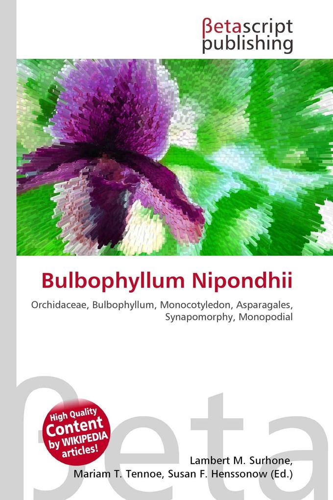 Bulbophyllum Nipondhii