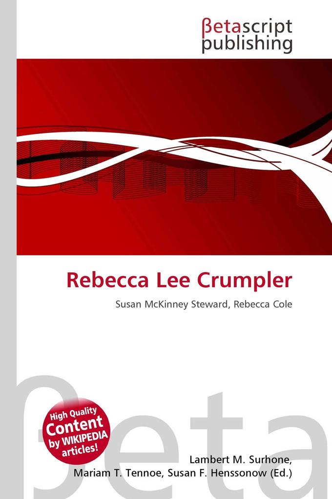 Rebecca Lee Crumpler