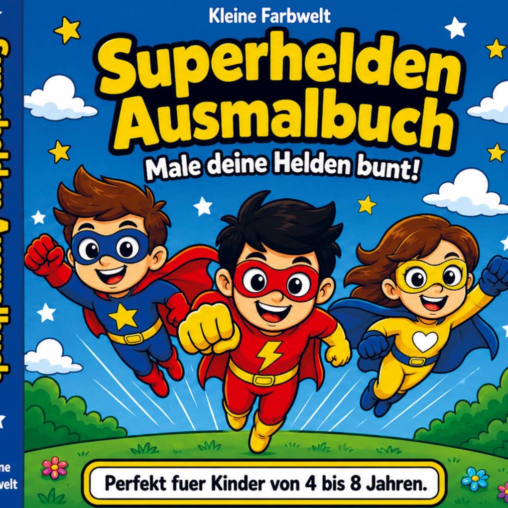 Superhelden Ausmalbuch