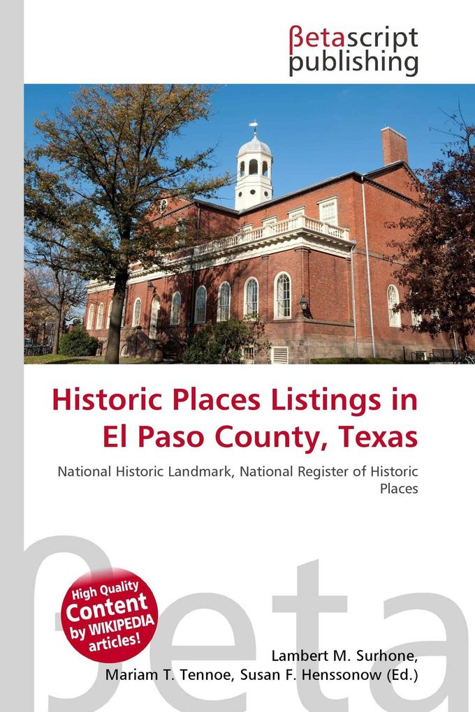 Historic Places Listings in El Paso County Texas