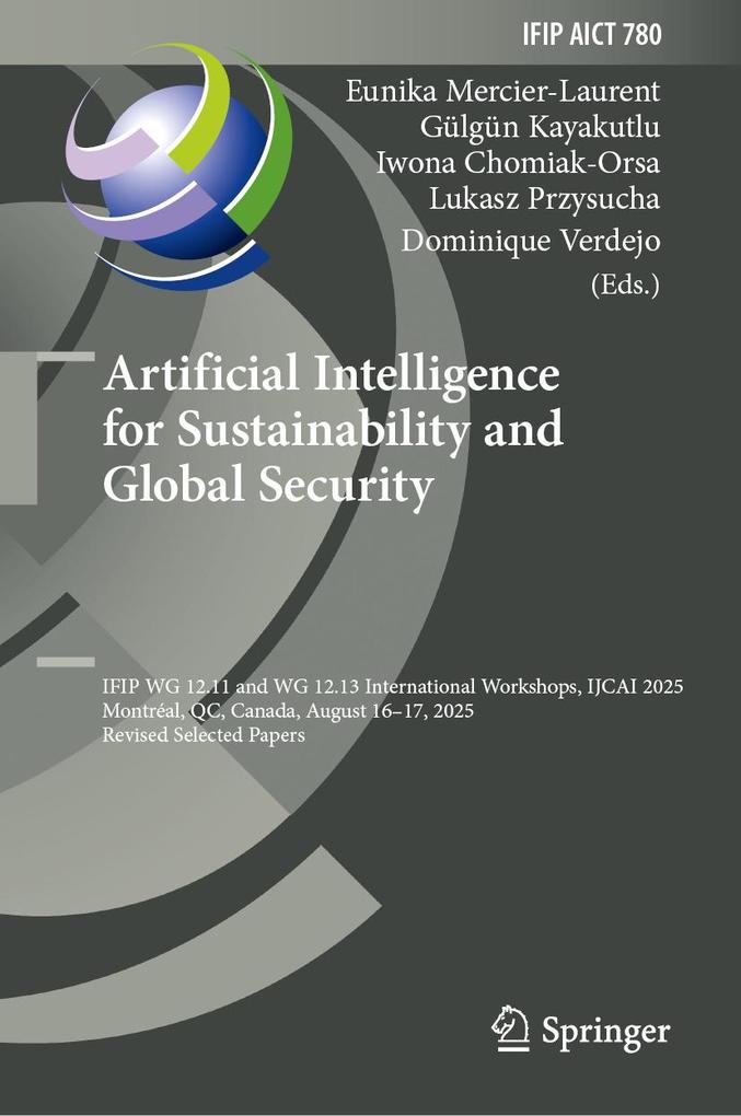 Artificial Intelligence for Sustainability and Global Security