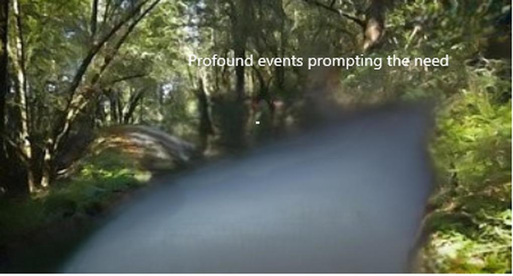 Profound events prompting the need ©