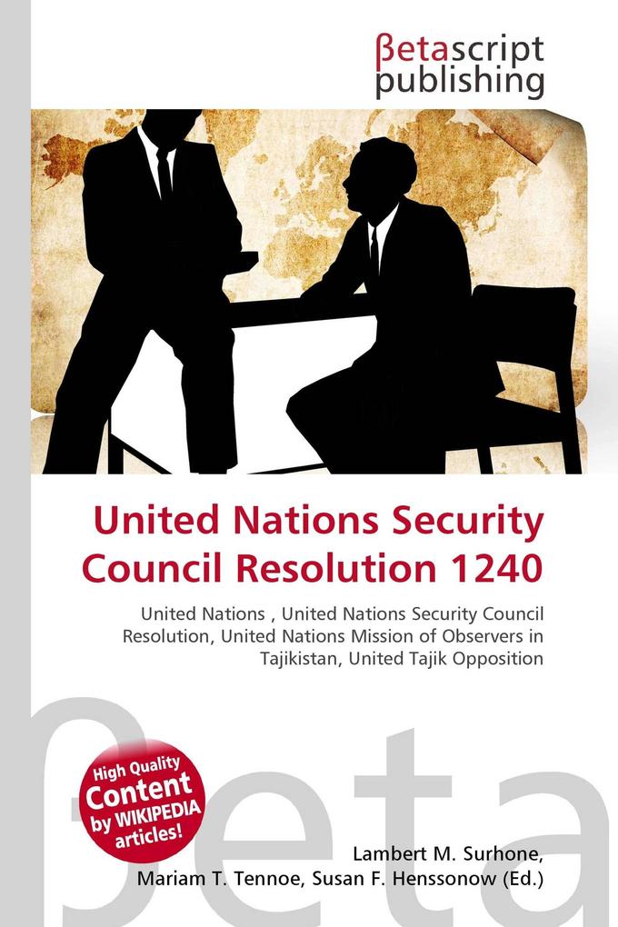 United Nations Security Council Resolution 1240