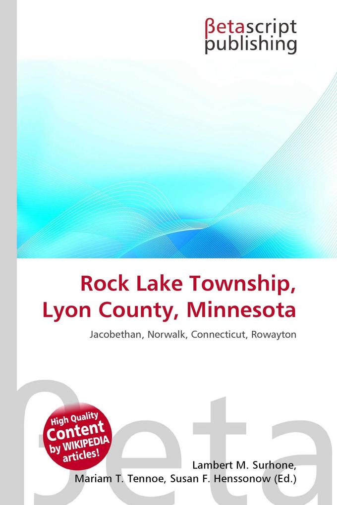 Rock Lake Township Lyon County Minnesota