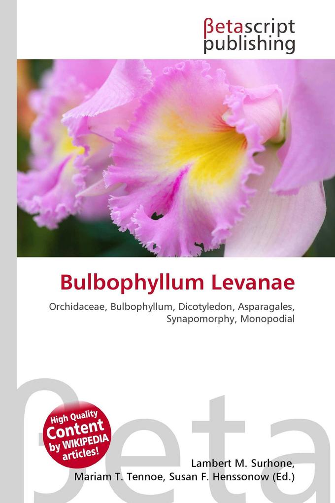 Bulbophyllum Levanae