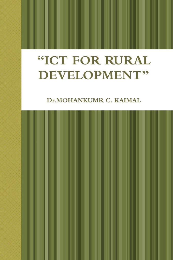 'ICT FOR RURAL DEVELOPMENT'