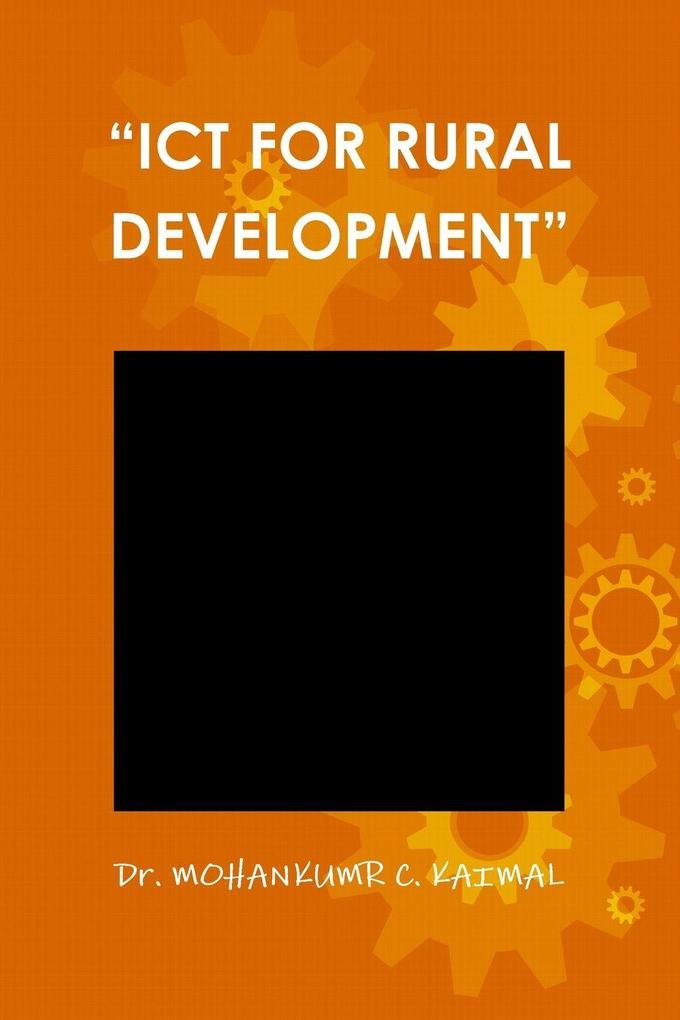 'ICT FOR RURAL DEVELOPMENT'